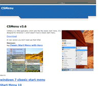 Tablet Screenshot of csmenu.com